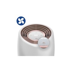 Philips 2000 Series HU2716 Humidifier - Stylish Pink & White Desk Design for Optimal Comfort